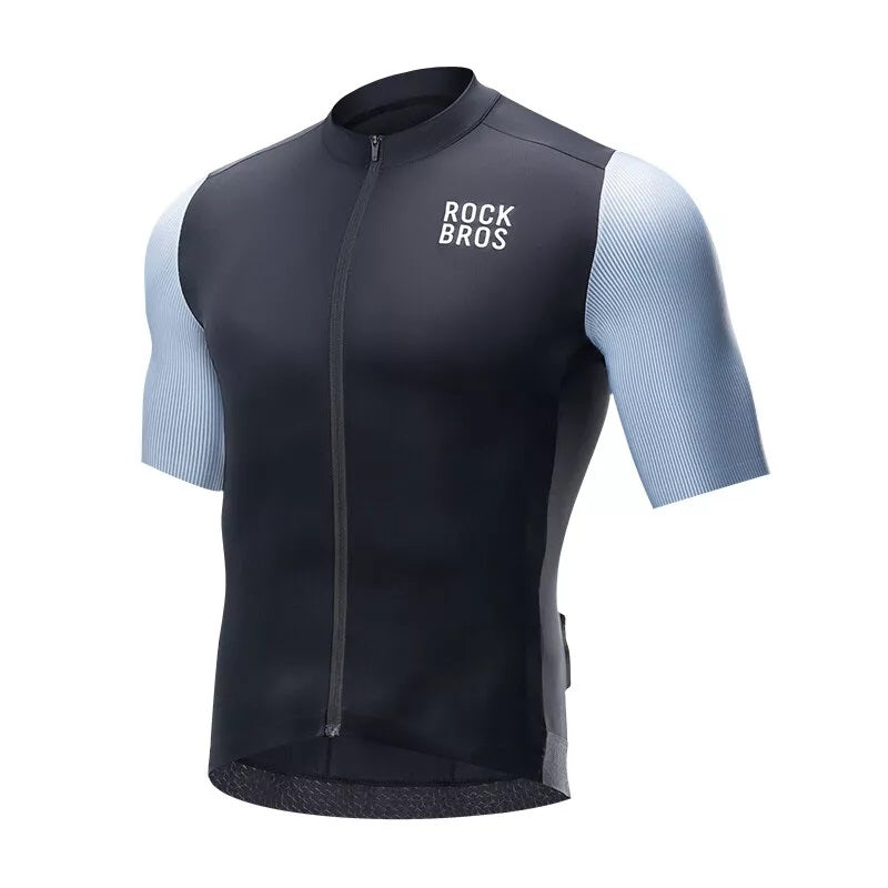 ROCKBROS lichtgewicht herenfietsshirt met korte mouwen MTB/racefiets EU-maat