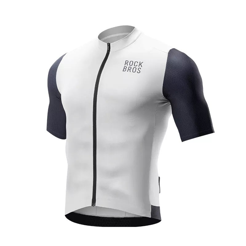 ROCKBROS lichtgewicht herenfietsshirt met korte mouwen MTB/racefiets EU-maat