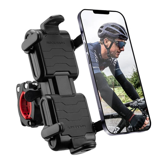 ROCKBROS fiets-gsm-houder motorhouder stuur 360° universele smartphone