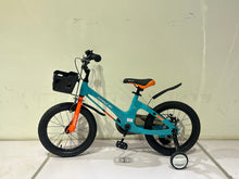 Afbeelding in Gallery-weergave laden, SKYS kinderfiets van 3 t/m 9 jaar 14/16/18 inch blauw oranje
