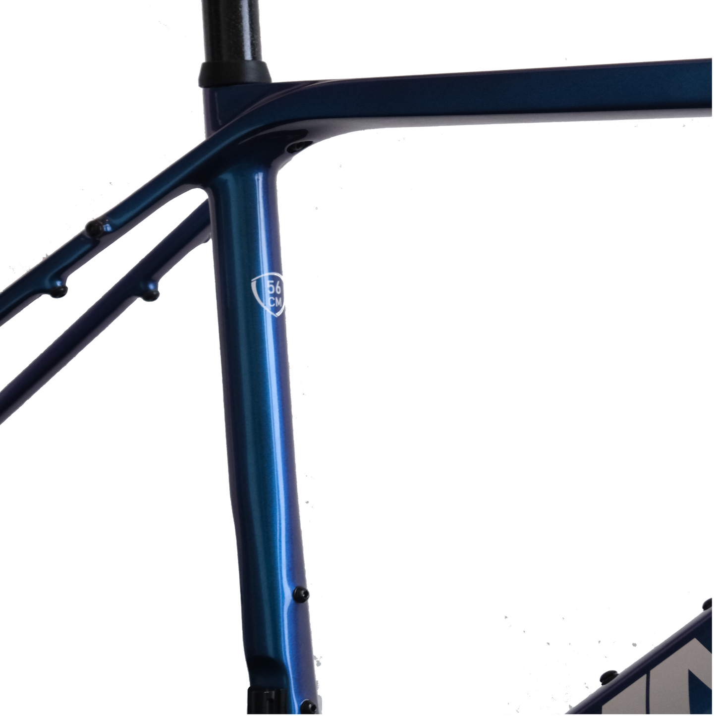 RINOS Gravelframeset met vork zadelpen stuur koolstofvezel T800 kameleonkleur