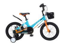 Afbeelding in Gallery-weergave laden, SKYS kinderfiets van 3 t/m 9 jaar 14/16/18 inch blauw oranje
