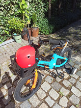 Afbeelding in Gallery-weergave laden, SKYS kinderfiets van 3 t/m 9 jaar 14/16/18 inch blauw oranje
