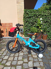 Afbeelding in Gallery-weergave laden, SKYS kinderfiets van 3 t/m 9 jaar 14/16/18 inch blauw oranje
