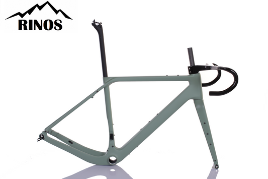 RINOS frameset met vork zadelpen stuur carbon T800