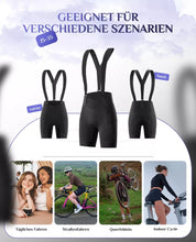 Afbeelding in Gallery-weergave laden, ROCKBROS fietsbroek met bretels dames fietsbroek gewatteerde fietsbroek
