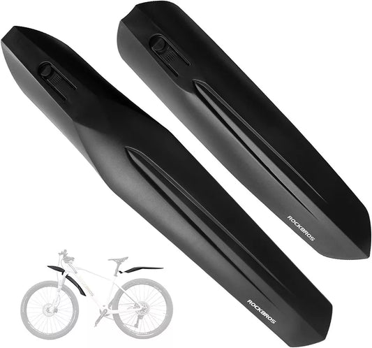 ROCKBROS fietsspatbordenset voor + achter fietsspatbord voor 22-24 inch MTB