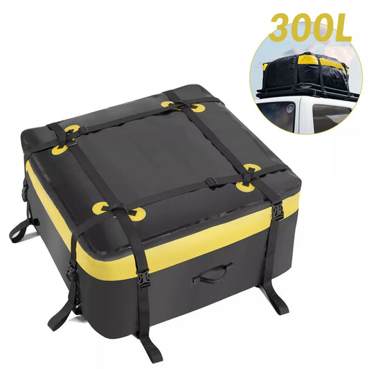 ROCKBROS 300L autodaktas waterdichte autobagagetas dakkoffer opvouwbaar PVC