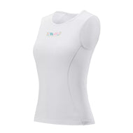 ROCKBROS TVI wielertrui mouwloos ondershirt voor dames, functioneel fietsshirtvest