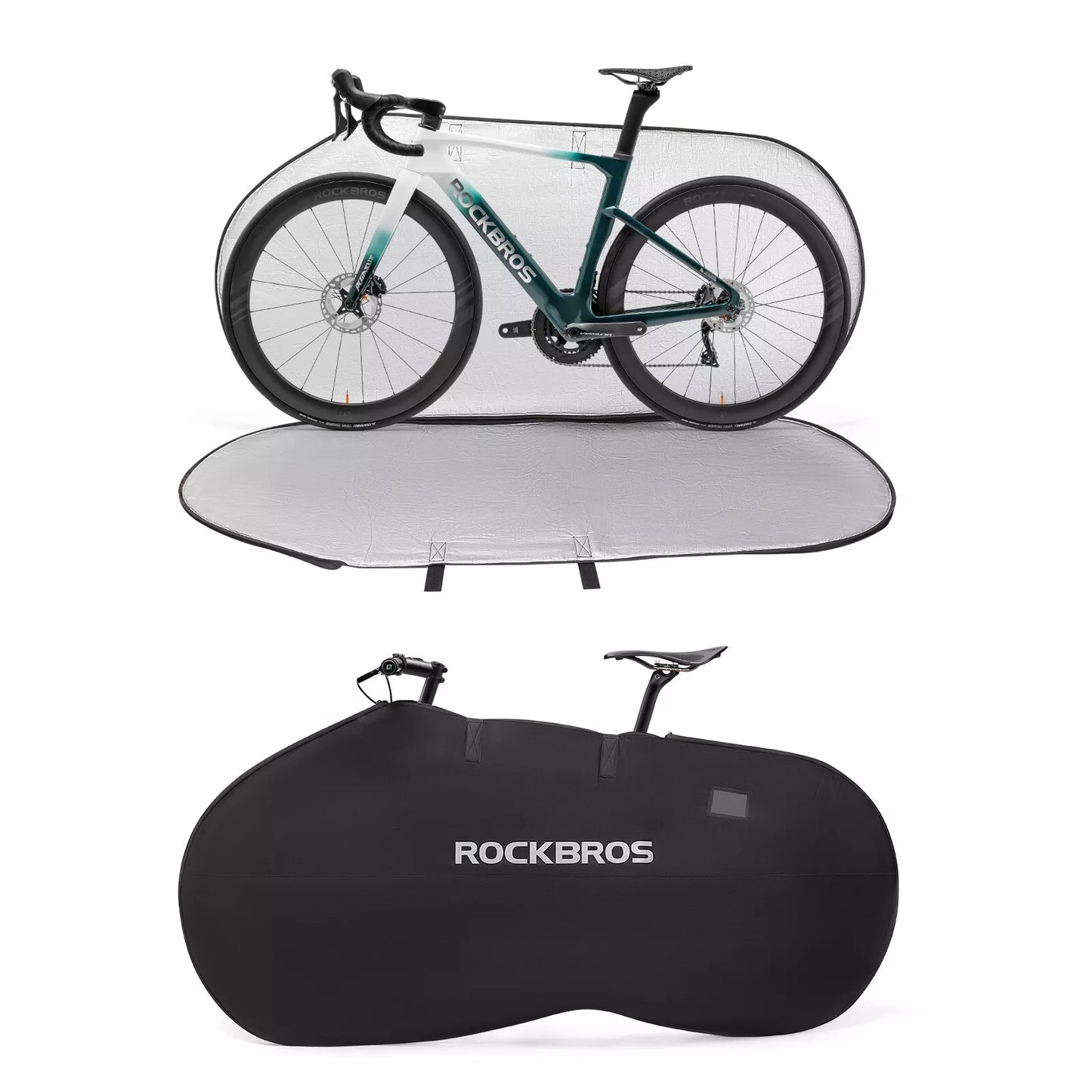 ROCKBROS fietstransporttas voor 1 fiets tot 26 inch opbergtas MTB