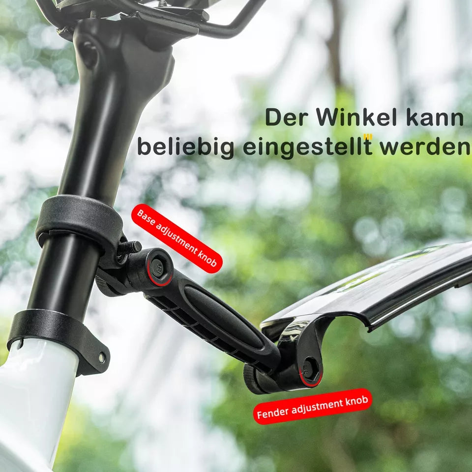 ROCKBROS fietsspatbordenset voor + achter voor 24-29 inch, intrekbaar en verstelbaar