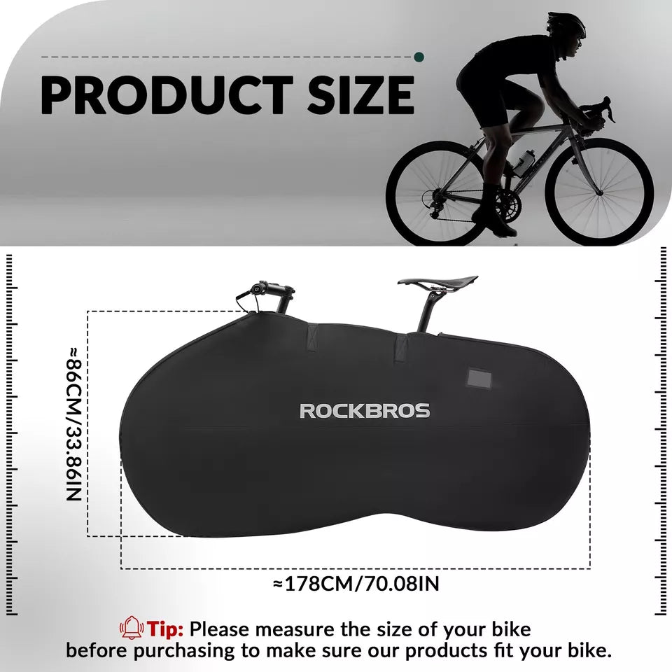 ROCKBROS fietstransporttas voor 1 fiets tot 26 inch opbergtas MTB