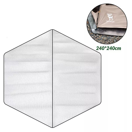 QUNATURE aluminium mat slaapmat picknickmat 240*240cm