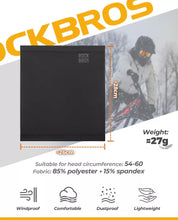 Afbeelding in Gallery-weergave laden, ROCKBROS Halve bivakmuts Winter Warm Tube Sjaal Halswarmer Buiten Unisex
