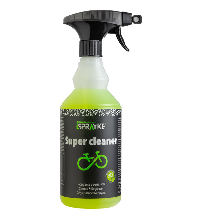 SPRAYKE Supercleaner fietsontvettingsmiddel en reiniger met trekker 750ml