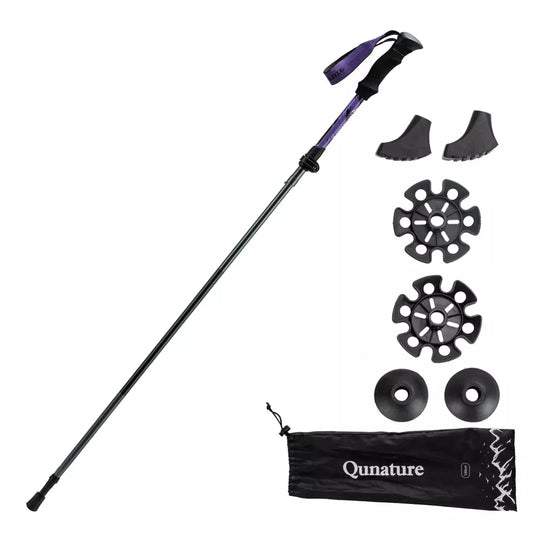 Qunature trekkingstokken wandelstokken 7075 aluminium 130cm