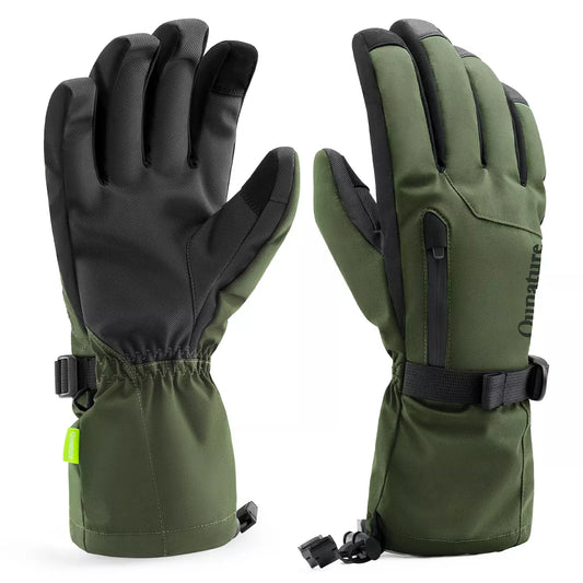 Qunature Handschoenen Winter Ski-/Sneeuwhandschoenen Winddicht voor Fiets/Motor XS-XL