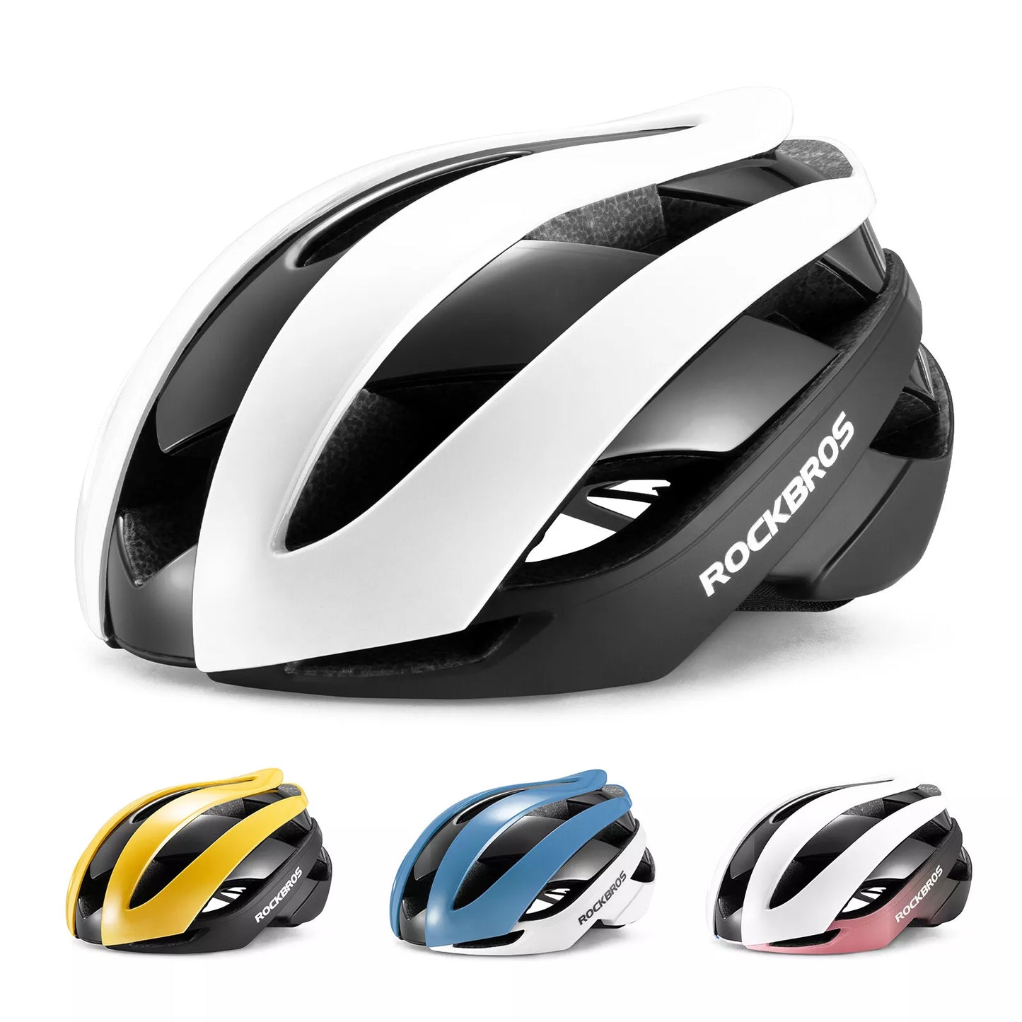 ROCKBROS fietshelm voor dames en heren fietshelm 4 kleuren beschermhelm M/L 55-61 cm