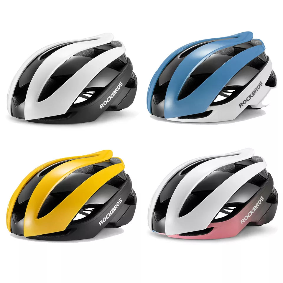 ROCKBROS fietshelm voor dames en heren fietshelm 4 kleuren beschermhelm M/L 55-61 cm