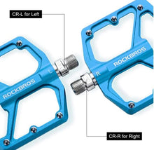 Afbeelding in Gallery-weergave laden, ROCKBROS Bike Pedals Road Bike Pedals Aluminium Pltform Pedals Ultralight Anti-Slip Bike Pedals 9/16 Inch
