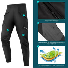 Afbeelding in Gallery-weergave laden, ROCKBROS Winterbroek Heren Fietsbroek Winddicht Thermo Fietsbroek M-4XL
