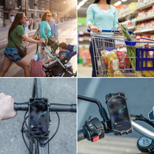 Afbeelding in Gallery-weergave laden, ROCKBROS fiets mobiele telefoon houder 360 ° draaibaar mobiele telefoon houder voor 4.0-6.8 &quot;Smartphone
