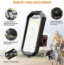 Afbeelding in Gallery-weergave laden, ROCKBROS houder gsm houder fiets motorfiets universeel 360° waterdicht
