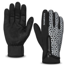 Afbeelding in Gallery-weergave laden, ROCKBROS S077-8 Motor Fiets Handschoenen Touchscreen Winddicht Warm Ski Sport MTB
