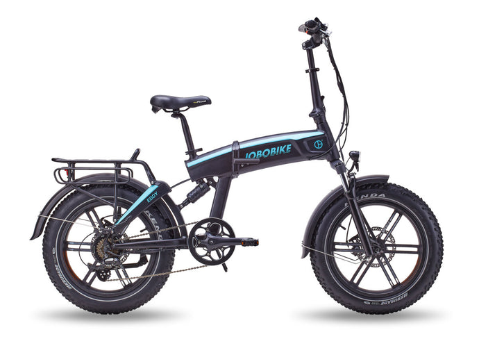 JOBOBIKE Eddy E-bike Shimano 7 versnellingen 20 inch opvouwbaar Zwart