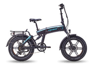 JOBOBIKE Eddy E-bike Shimano 7 versnellingen 20 inch opvouwbaar Zwart