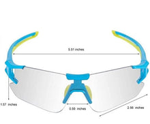 Afbeelding in Gallery-weergave laden, ROCKBROS 10125 Fotochromatische Fietszonnebril Transparant
