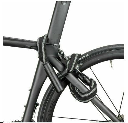 ROCKBROS LCXR0100 Fietsslot Kettingslot Motoslot 116CM Met Sleutel 6MM