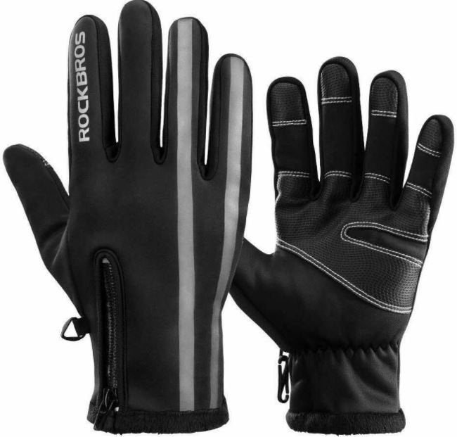 ROCKBROS Motorhandschoenen Fietshandschoenen Winter Touchscreen Waterdicht