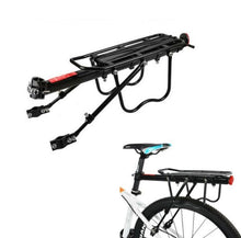 Afbeelding in Gallery-weergave laden, ROCKBROS MTB fietsendrager met reflector semi quick release max.50kg aluminium
