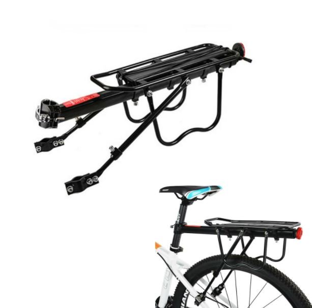 ROCKBROS MTB fietsendrager met reflector semi quick release max.50kg aluminium