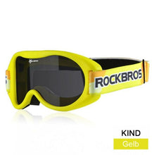 Afbeelding in Gallery-weergave laden, ROCKBROS Skibril voor Meisjes Jongens Kinderbrillen Winter Anti-Fog Skibril Blauw
