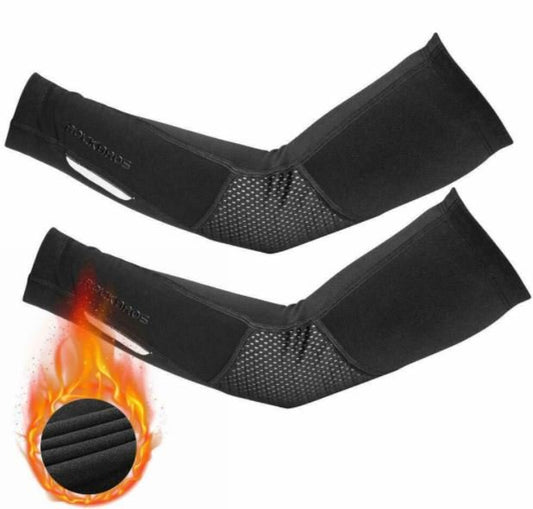 ROCKBROS XT019BK Fiets Armwarmers Warm Reflecterend S-3XL