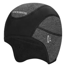 Afbeelding in Gallery-weergave laden, ROCKBROS YPP032 Winter beanie met rijggaten onder de helm
