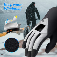 Afbeelding in Gallery-weergave laden, ROCKBROS Winter Fietshandschoenen Handschoenen Touchscreen Warm Thermisch Sport
