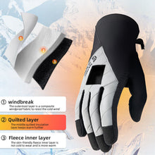 Afbeelding in Gallery-weergave laden, ROCKBROS Winter Fietshandschoenen Handschoenen Touchscreen Warm Thermisch Sport
