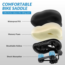 Afbeelding in Gallery-weergave laden, ROCKBROS Fietszadel Fietsstoeltje Memory Foam Comfortabel Ergonomisch
