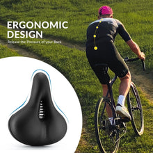 Afbeelding in Gallery-weergave laden, ROCKBROS Fietszadel Fietsstoeltje Memory Foam Comfortabel Ergonomisch
