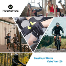 Afbeelding in Gallery-weergave laden, ROCKBROS S299 fietshandschoenen handschoenen touchscreen motorfiets
