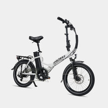 Afbeelding in Gallery-weergave laden, E-bike Shimano 7 versnellingen 11-28T 20 inch opvouwbaar JOBOBIKE Sam zilver
